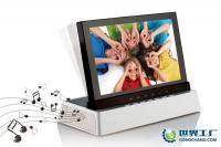 7寸触控音箱数码相框 视听交互新体验，家居与商业应用优选
